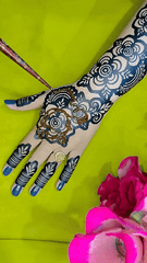 Mehndi Stencils Designs for Women + 2 Mehndi Cone